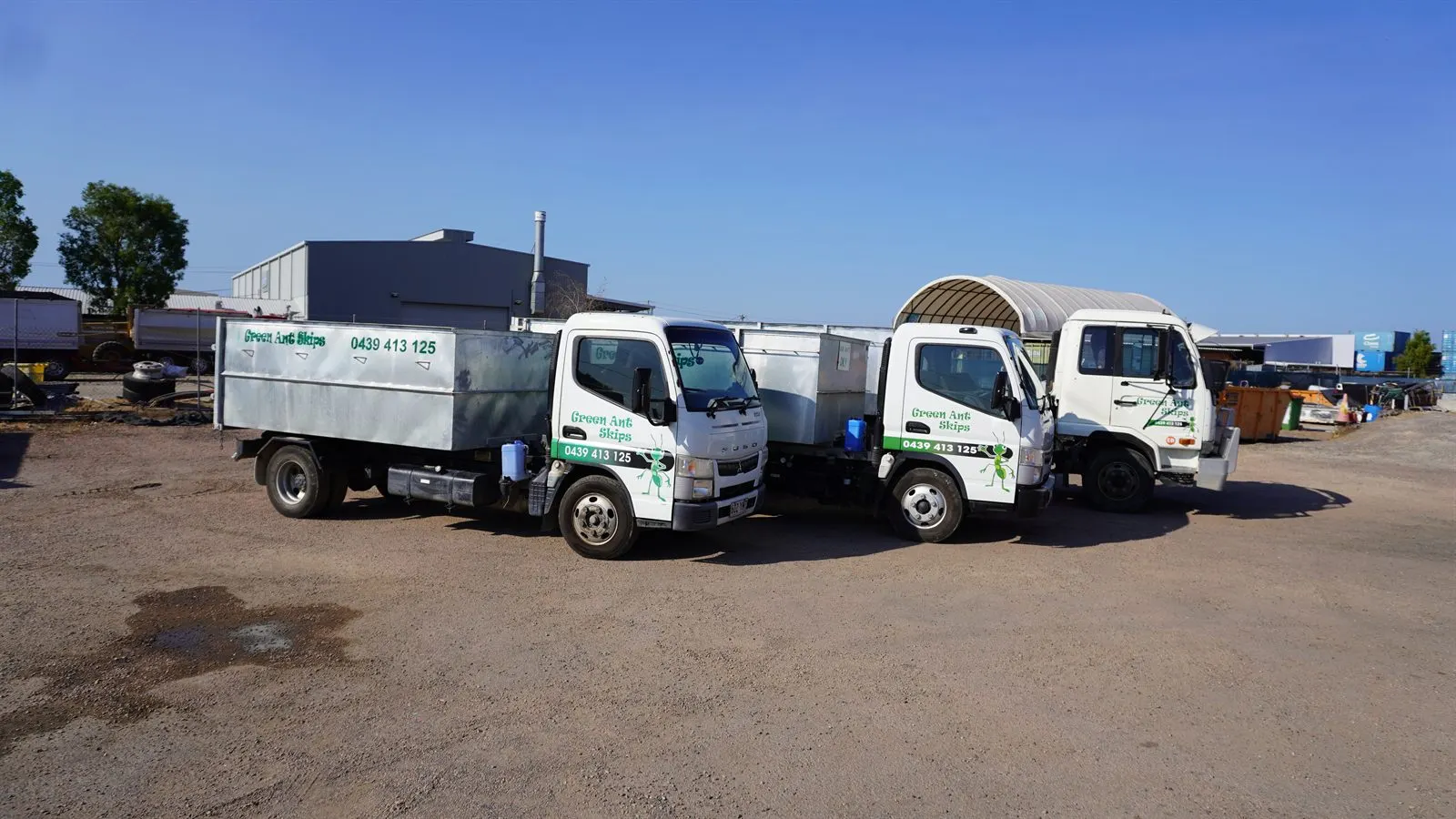 Green Ant Skips truck fleet in Townsville