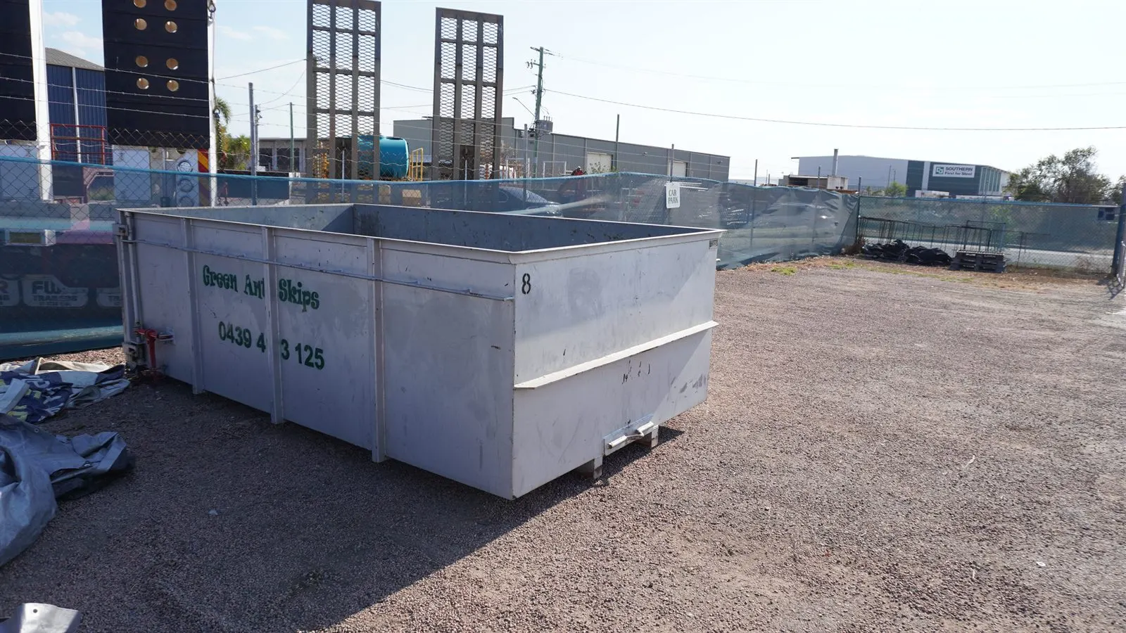 Skip bins in every size at the Green Ant Skips yard